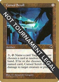 Cursed Scroll - 1998 Ben Rubin (TMP) [World Championship Decks] | Gear Gaming Fayetteville