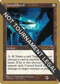 Cursed Scroll - 1998 Brian Hacker (TMP) (SB) [World Championship Decks] | Gear Gaming Fayetteville