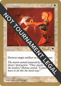 Disenchant - 1998 Brian Hacker (TMP) [World Championship Decks] | Gear Gaming Fayetteville