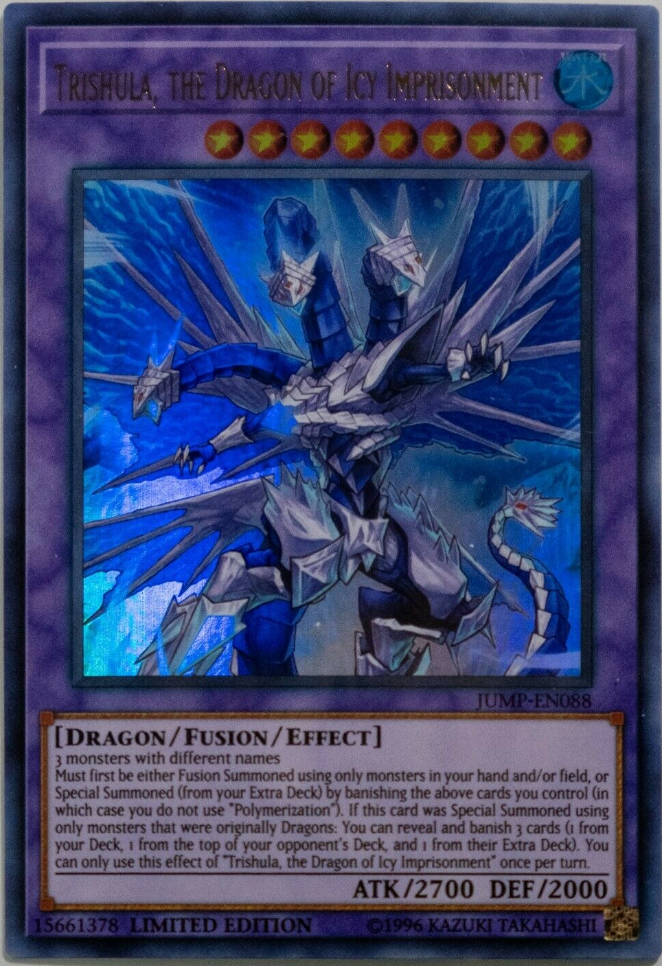 Trishula, the Dragon of Icy Imprisonment [JUMP-EN088] Ultra Rare | Gear Gaming Fayetteville