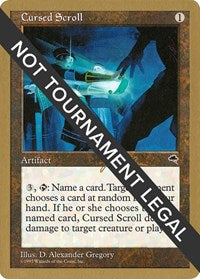 Cursed Scroll - 1999 Jakub Slemr (TMP) [World Championship Decks] | Gear Gaming Fayetteville