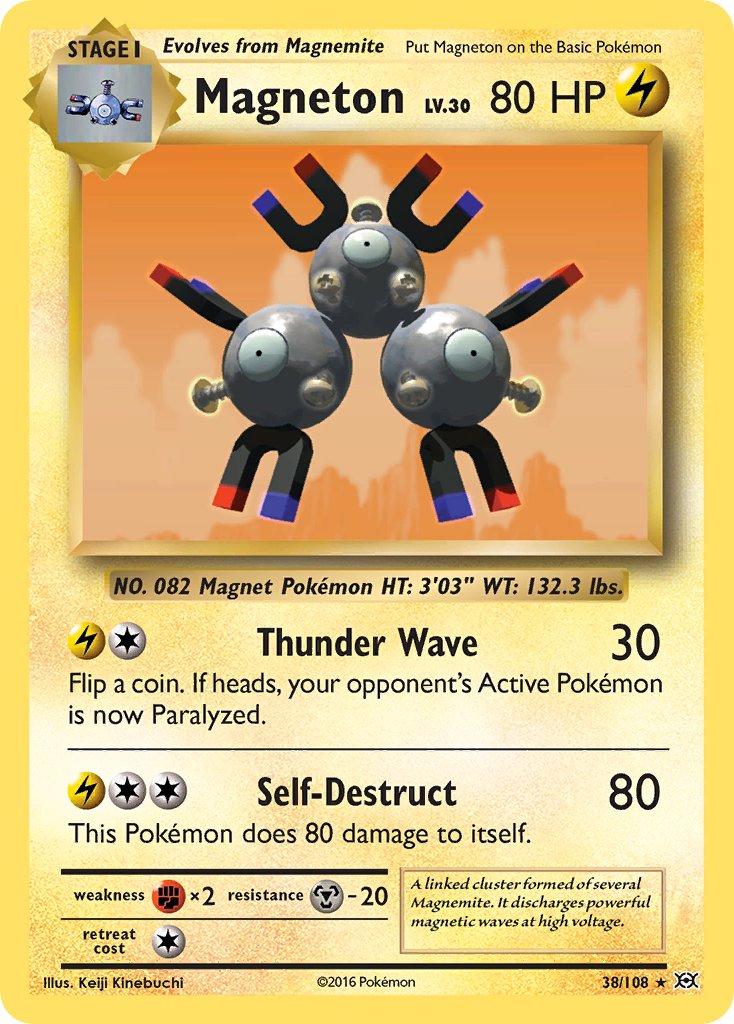 Magneton (38/108) (Theme Deck Exclusive) [XY: Evolutions] | Gear Gaming Fayetteville