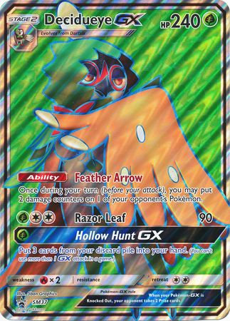 Decidueye GX (SM37) (Jumbo Card) [Sun & Moon: Black Star Promos] | Gear Gaming Fayetteville