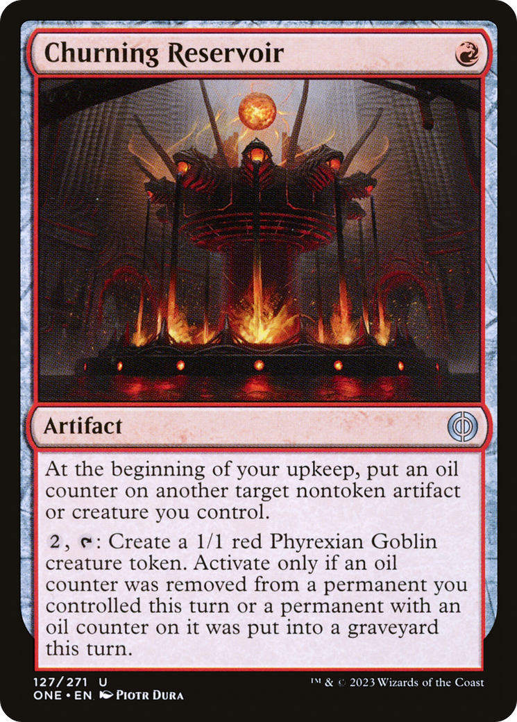 Churning Reservoir [Phyrexia: All Will Be One] | Gear Gaming Fayetteville