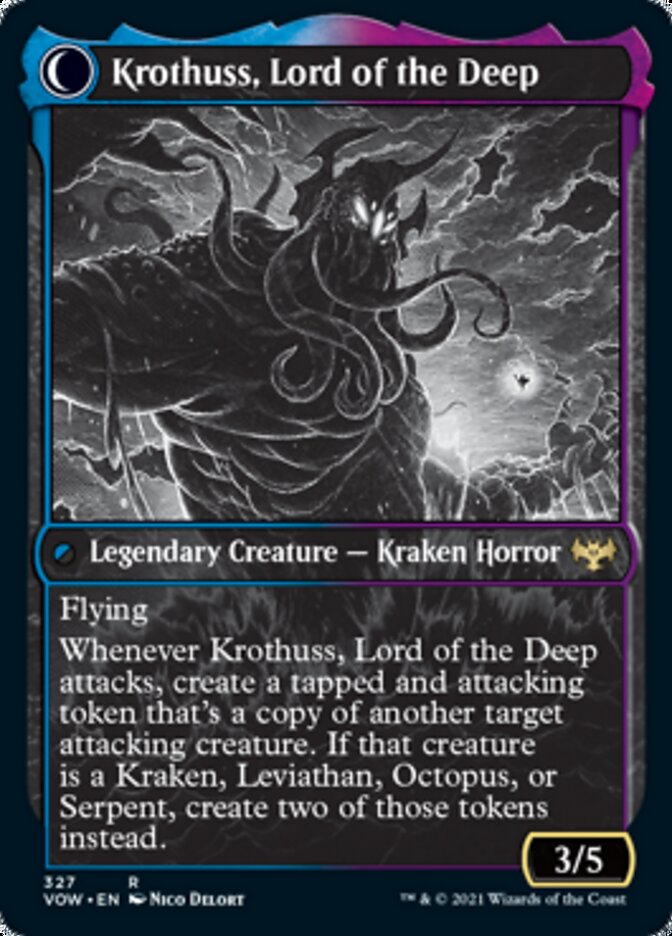 Runo Stromkirk // Krothuss, Lord of the Deep (Showcase Eternal Night) [Innistrad: Crimson Vow] | Gear Gaming Fayetteville