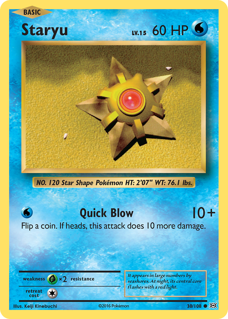 Staryu (30/108) [XY: Evolutions] | Gear Gaming Fayetteville