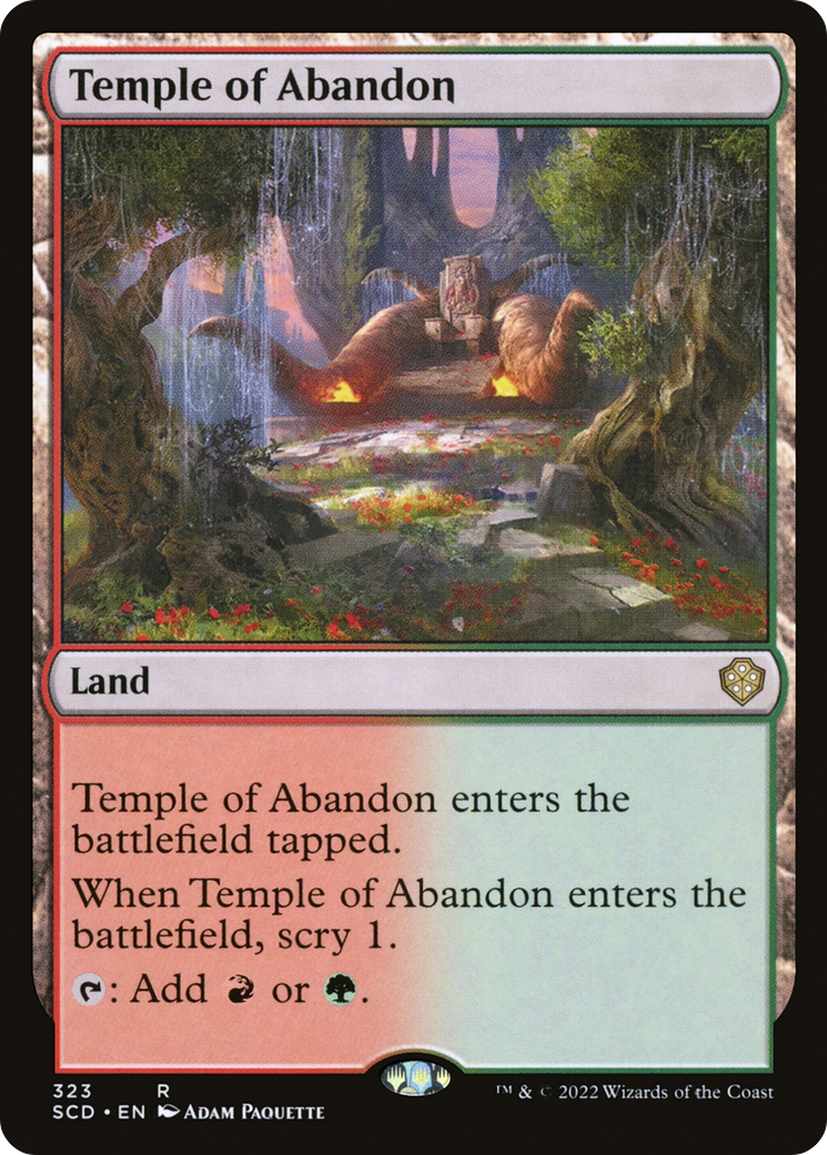 Temple of Abandon [Starter Commander Decks] | Gear Gaming Fayetteville
