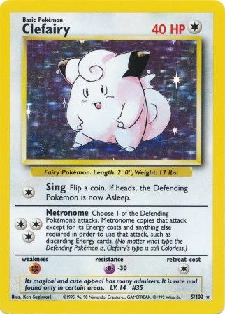 Clefairy (5/102) [Base Set Unlimited] | Gear Gaming Fayetteville