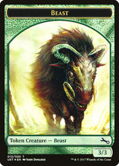 Beast // Beast Double-Sided Token [Unstable Tokens] | Gear Gaming Fayetteville