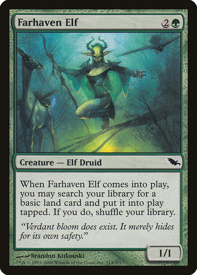 Farhaven Elf [Shadowmoor] | Gear Gaming Fayetteville