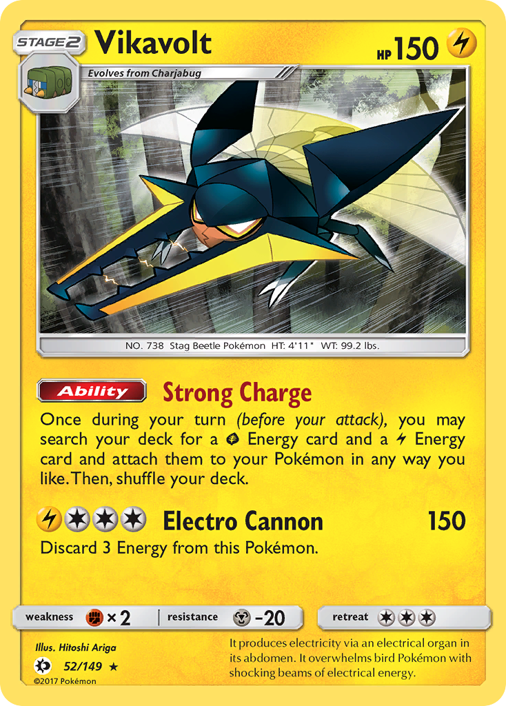 Vikavolt (52/149) [Sun & Moon: Base Set] | Gear Gaming Fayetteville