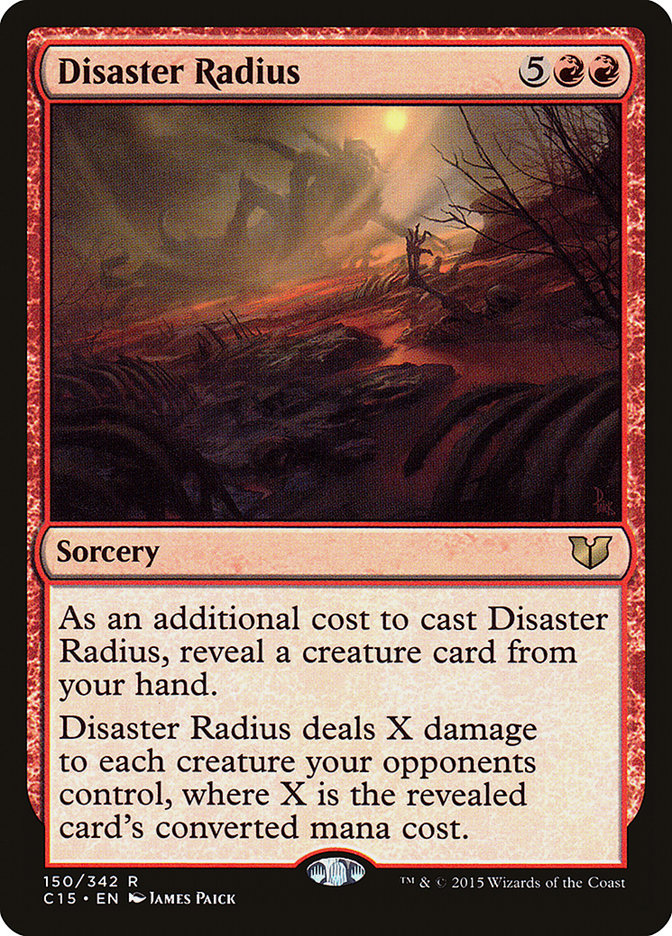 Disaster Radius [Commander 2015] | Gear Gaming Fayetteville