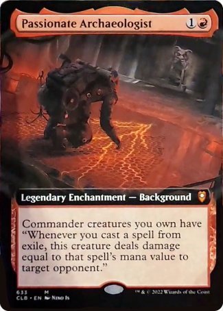 Passionate Archaeologist (Extended Art) [Commander Legends: Battle for Baldur's Gate] | Gear Gaming Fayetteville