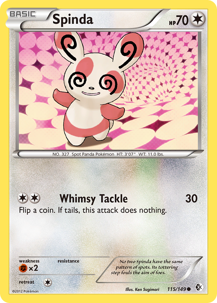 Spinda (115/149) [Black & White: Boundaries Crossed] | Gear Gaming Fayetteville