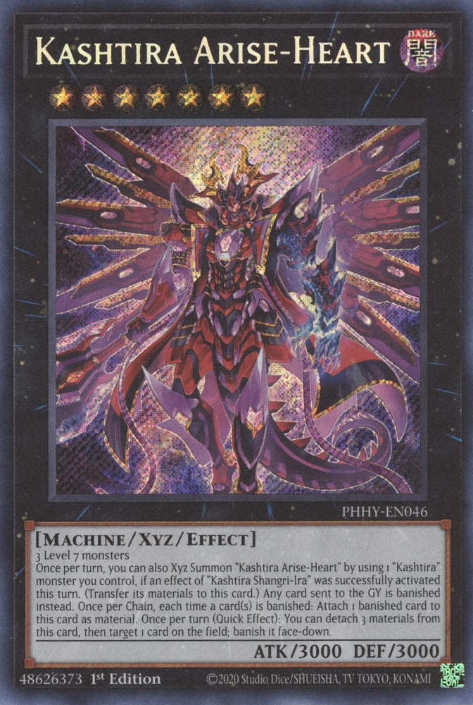 Kashtira Arise-Heart [PHHY-EN046] Secret Rare | Gear Gaming Fayetteville