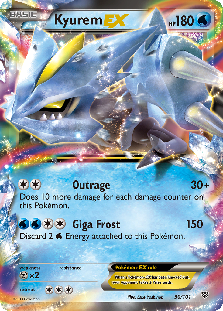 Kyurem EX (30/101) [Black & White: Plasma Blast] | Gear Gaming Fayetteville