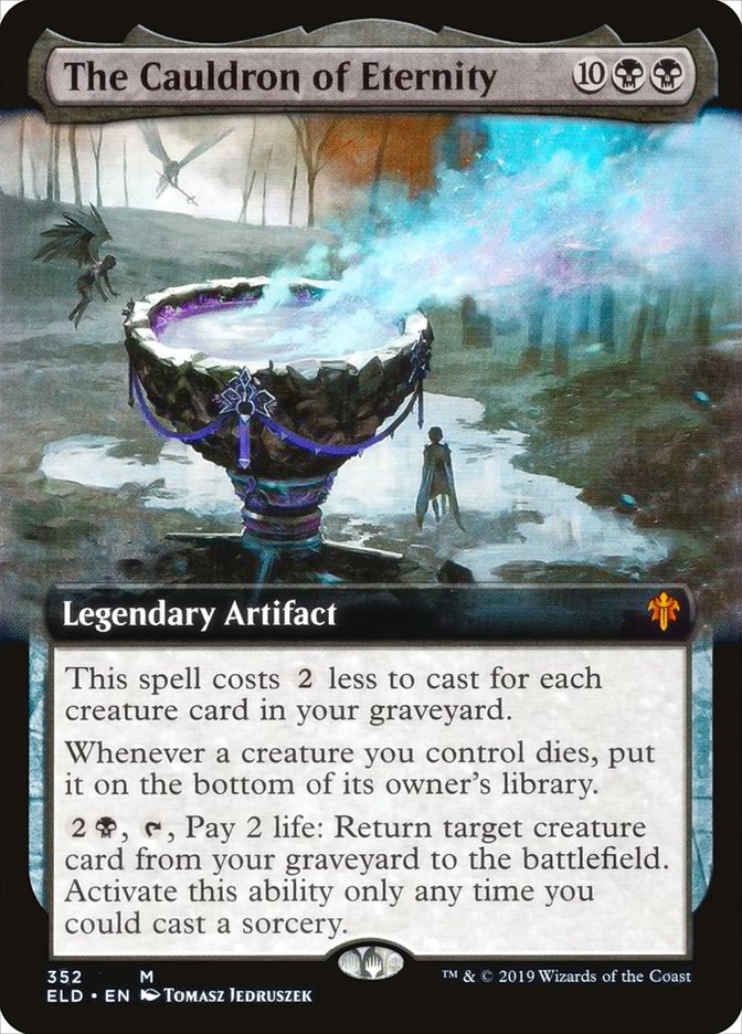 The Cauldron of Eternity (Extended Art) [Throne of Eldraine] | Gear Gaming Fayetteville