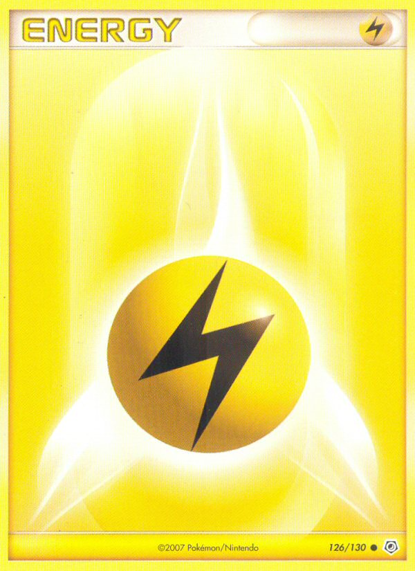 Lightning Energy (126/130) [Diamond & Pearl: Base Set] | Gear Gaming Fayetteville