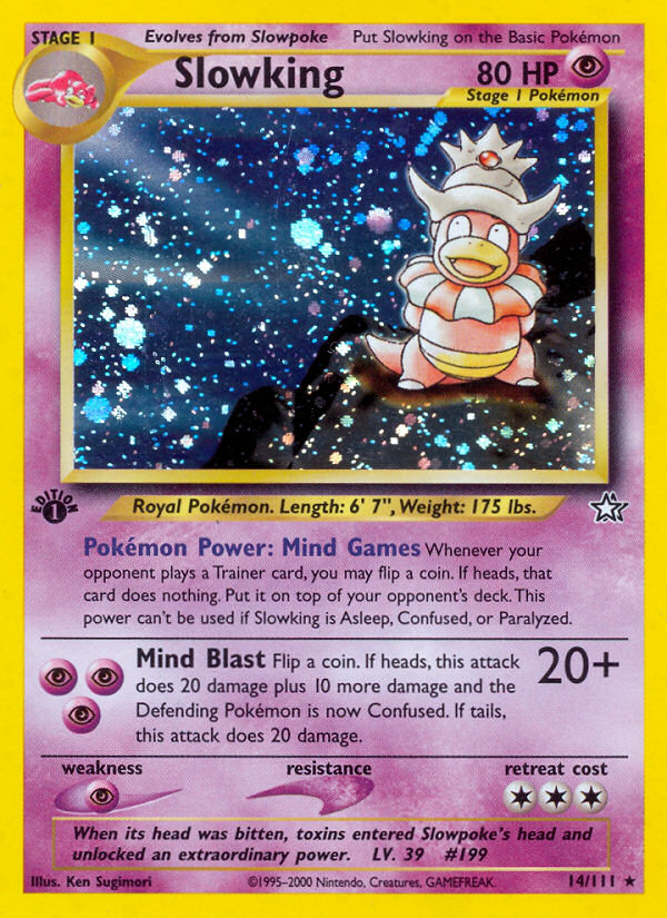 Slowking (14/111) [Neo Genesis 1st Edition] | Gear Gaming Fayetteville