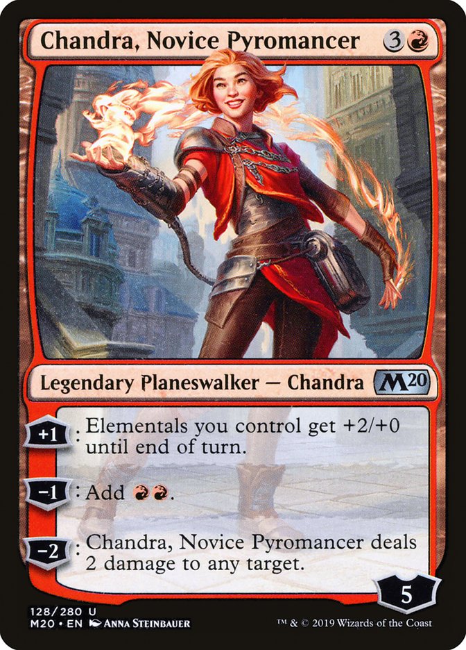 Chandra, Novice Pyromancer [Core Set 2020] | Gear Gaming Fayetteville