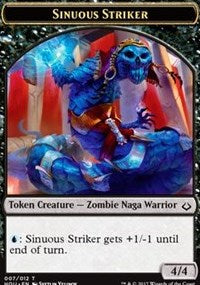 Sinuous Striker // Zombie Double-Sided Token [Hour of Devastation Tokens] | Gear Gaming Fayetteville