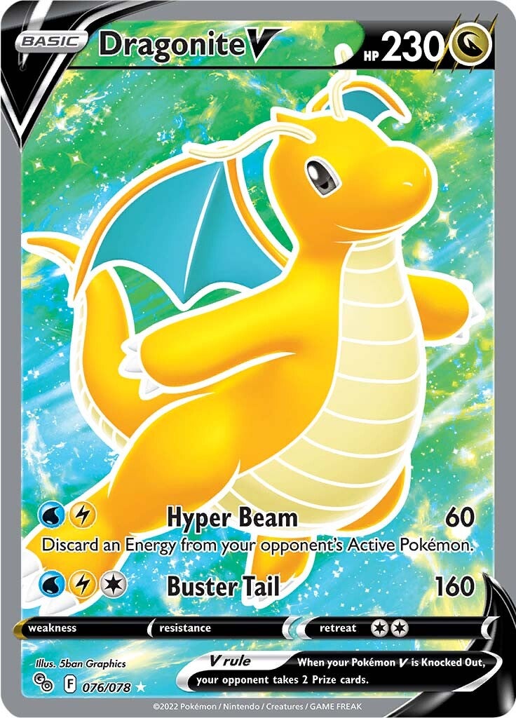 Dragonite V (076/078) [Pokémon GO] | Gear Gaming Fayetteville