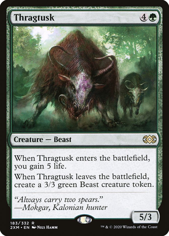 Thragtusk [Double Masters] | Gear Gaming Fayetteville