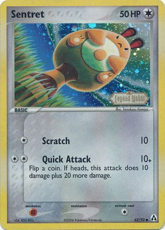 Sentret (62/92) (Stamped) [EX: Legend Maker] | Gear Gaming Fayetteville