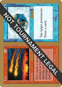 Fire // Ice - 2002 Brian Kibler (APC) [World Championship Decks] | Gear Gaming Fayetteville