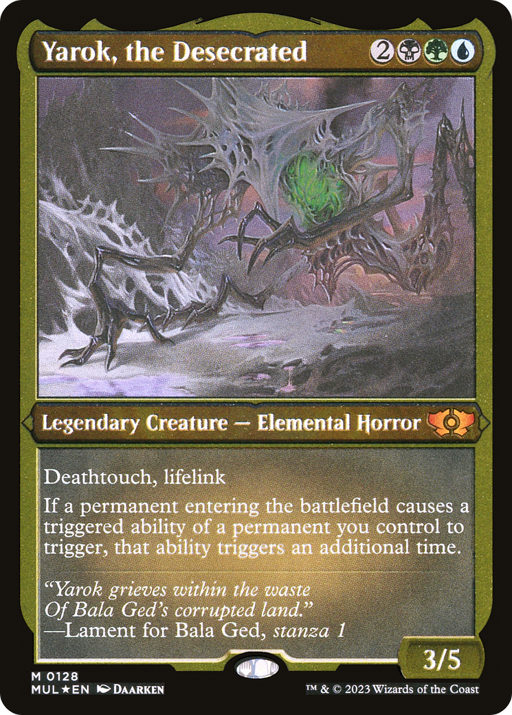 Yarok, the Desecrated (Foil Etched) [Multiverse Legends] | Gear Gaming Fayetteville