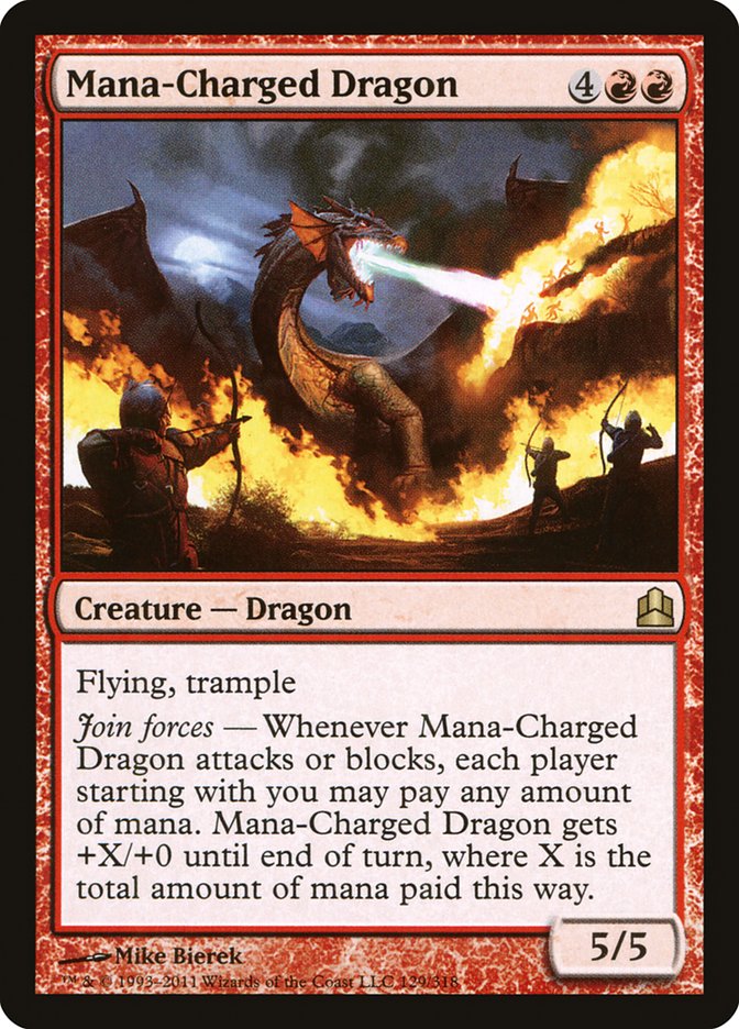 Mana-Charged Dragon [Commander 2011] | Gear Gaming Fayetteville