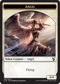 Angel // Cat Double-sided Token [Commander 2018] | Gear Gaming Fayetteville