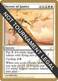 Decree of Justice - 2004 Gabriel Nassif (SCG) [World Championship Decks] | Gear Gaming Fayetteville