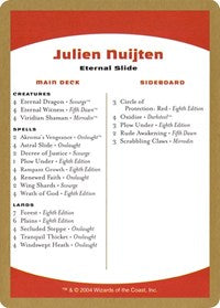 2004 Julien Nuijten Decklist Card [World Championship Decks] | Gear Gaming Fayetteville