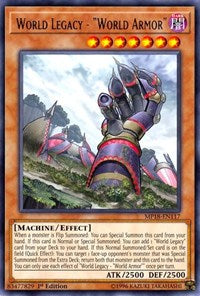 World Legacy - "World Armor" [2018 Mega-Tins Mega Pack] [MP18-EN117] | Gear Gaming Fayetteville