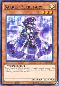 Backup Secretary [2018 Mega-Tins Mega Pack] [MP18-EN031] | Gear Gaming Fayetteville