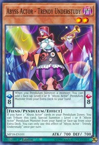 Abyss Actor - Trendy Understudy [2018 Mega-Tins Mega Pack] [MP18-EN101] | Gear Gaming Fayetteville