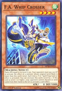 F.A. Whip Crosser [2018 Mega-Tins Mega Pack] [MP18-EN159] | Gear Gaming Fayetteville