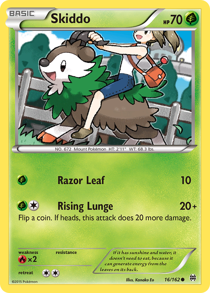 Skiddo (16/162) [XY: BREAKthrough] | Gear Gaming Fayetteville