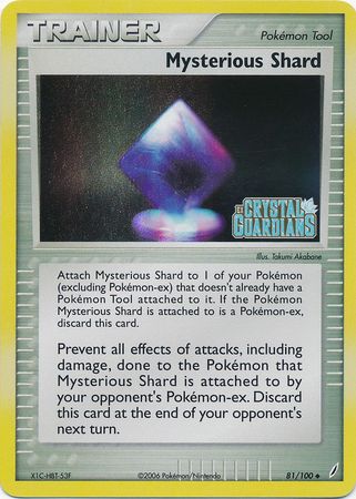 Mysterious Shard (81/100) (Stamped) [EX: Crystal Guardians] | Gear Gaming Fayetteville