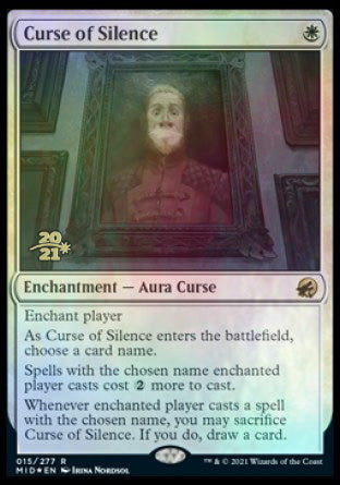 Curse of Silence [Innistrad: Midnight Hunt Prerelease Promos] | Gear Gaming Fayetteville