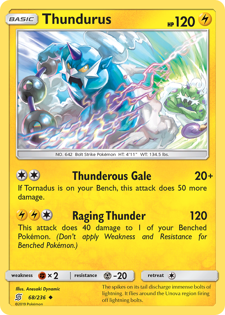 Thundurus (68/236) [Sun & Moon: Unified Minds] | Gear Gaming Fayetteville