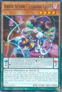 Abyss Actor - Leading Lady [Legendary Duelists: White Dragon Abyss] [LED3-EN051] | Gear Gaming Fayetteville