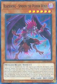 Blackwing - Simoon the Poison Wind [Legendary Duelists: White Dragon Abyss] [LED3-EN024] | Gear Gaming Fayetteville