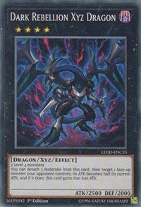 Dark Rebellion Xyz Dragon [Legendary Hero Decks] [LEHD-ENC33] | Gear Gaming Fayetteville