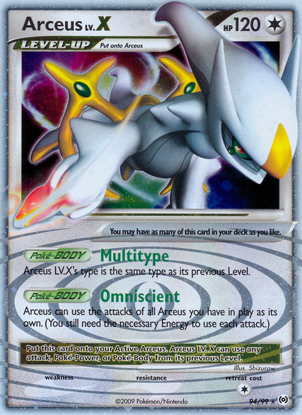 Arceus LV.X (94/99) [Platinum: Arceus] | Gear Gaming Fayetteville