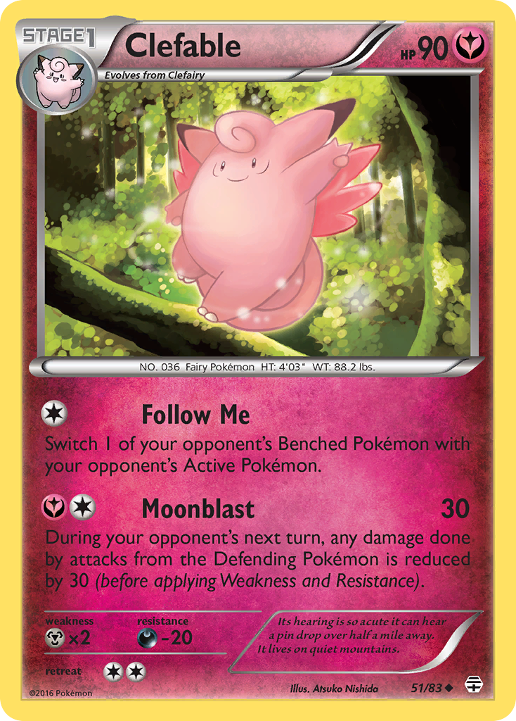 Clefable (51/83) [XY: Generations] | Gear Gaming Fayetteville