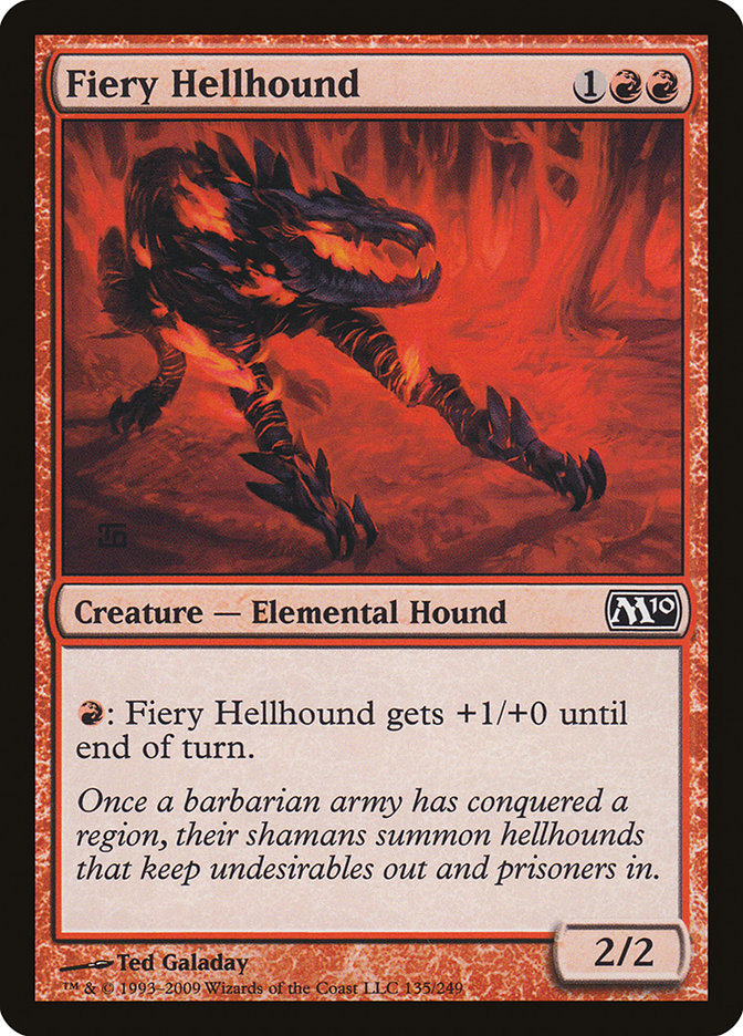 Fiery Hellhound [Magic 2010] | Gear Gaming Fayetteville