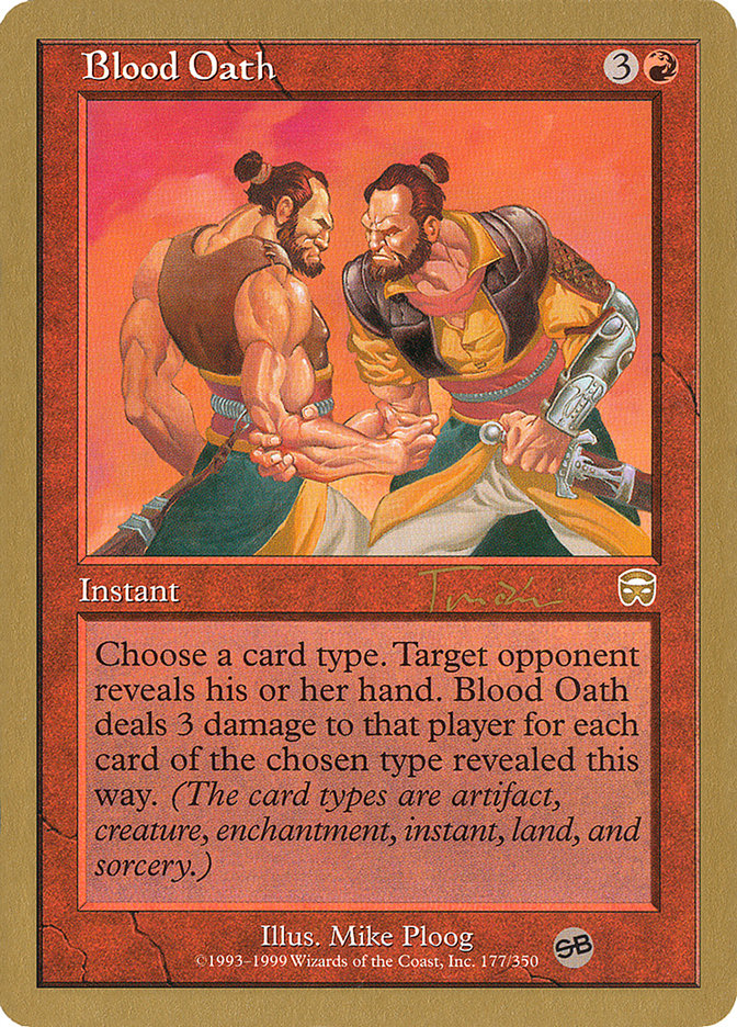 Blood Oath (Jan Tomcani) (SB) [World Championship Decks 2001] | Gear Gaming Fayetteville