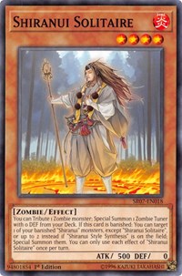 Shiranui Solitaire [Structure Deck: Zombie Horde] [SR07-EN018] | Gear Gaming Fayetteville